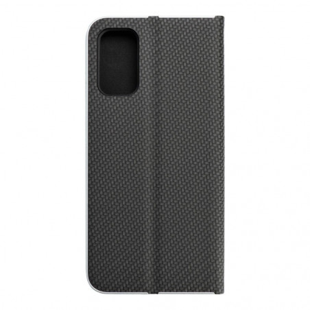 XIAOMI Poco M3 Pro 5G Book Handytaschen LUNA Book Carbon Kohlenstoff-Faser, Elegant  Schwarz