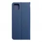 Samsung Galaxy A22 5G Book Handytaschen LUNA Book Carbon Kohlenstoff-Faser, Elegant  Blau