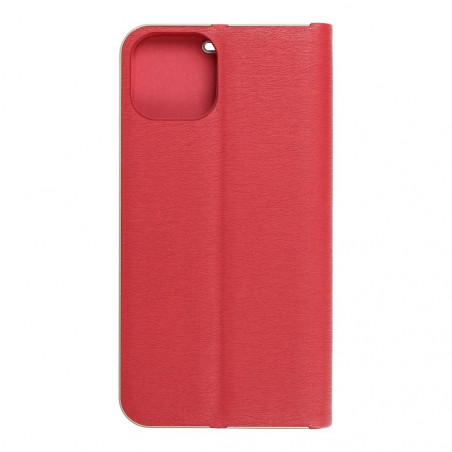 Apple iPhone 13 Book Handytaschen LUNA Book Gold Elegant  Rot