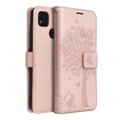 XIAOMI Redmi 9C NFC Book Handytaschen MEZZO Book Mandala  Roségold