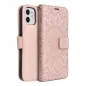 Apple iPhone 12 Book Handytaschen MEZZO Book Mandala  Roségold
