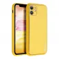 Apple iPhone 11 Hülle Leather Gelb
