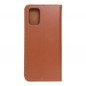 Samsung Galaxy A02s Book Handytaschen Leather case SMART PRO Elegant  Braun