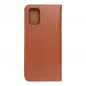 Samsung Galaxy A02s Book Handytaschen Leather case SMART PRO Elegant  Braun