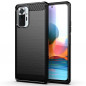 XIAOMI Redmi Note 10 Hülle Carbon Elegant  Schwarz