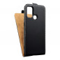 Oppo A55 5G Flip Handytaschen Slim Flexi Fresh Schwarz