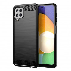 Samsung Galaxy A22 LTE Hülle Carbon Elegant  Schwarz
