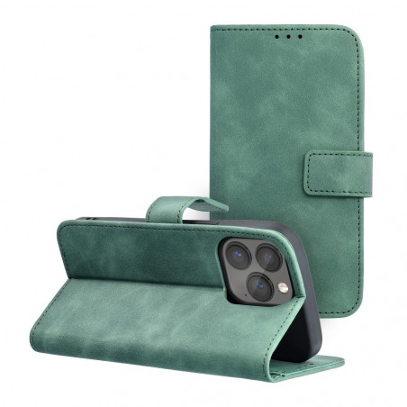 Apple iPhone 13 Pro Book Handytaschen TENDER Book Grün