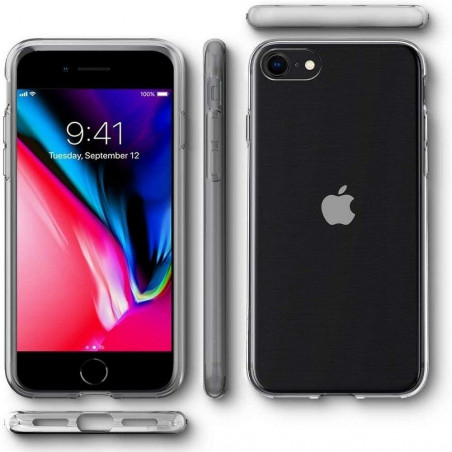 Apple iPhone 7 Hülle Spigen Liquid Crystal Kristallklar  Durchsichtbar