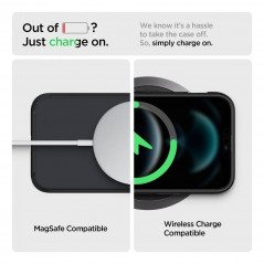Apple iPhone 13 Pro Hülle Spigen Ultra Hybrid Kristallklar  Matt Frostschwarz