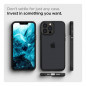Apple iPhone 13 Pro Hülle Spigen Ultra Hybrid Kristallklar  Matt Frostschwarz