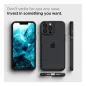 Apple iPhone 13 Pro Hülle Spigen Ultra Hybrid Kristallklar  Matt Frostschwarz