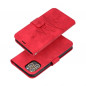 Apple iPhone 13 Pro Max Book Handytaschen MEZZO Book Baum  Rot