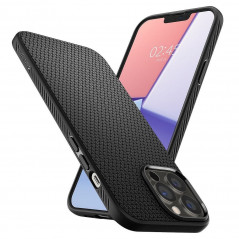 Apple iPhone 13 Pro Max Hülle Spigen  Liquid Air Matt Schwarz