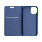 XIAOMI Redmi 10 5G Book Handytaschen LUNA Book Carbon Kohlenstoff-Faser, Elegant  Blau