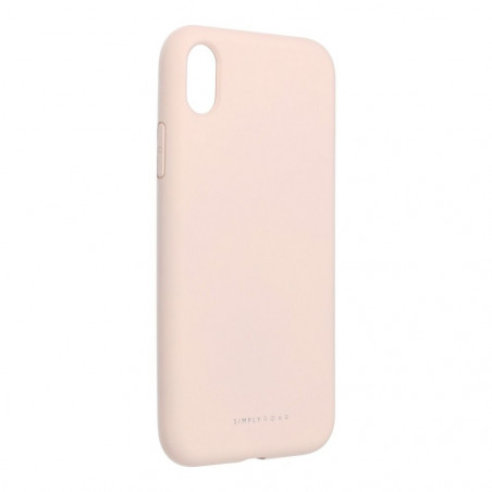 Apple iPhone XR Hülle Roar Space Monochromatische, Elegant  Rosa