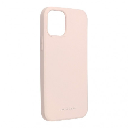 Apple iPhone 12 Hülle Roar Space Monochromatische, Elegant  Rosa