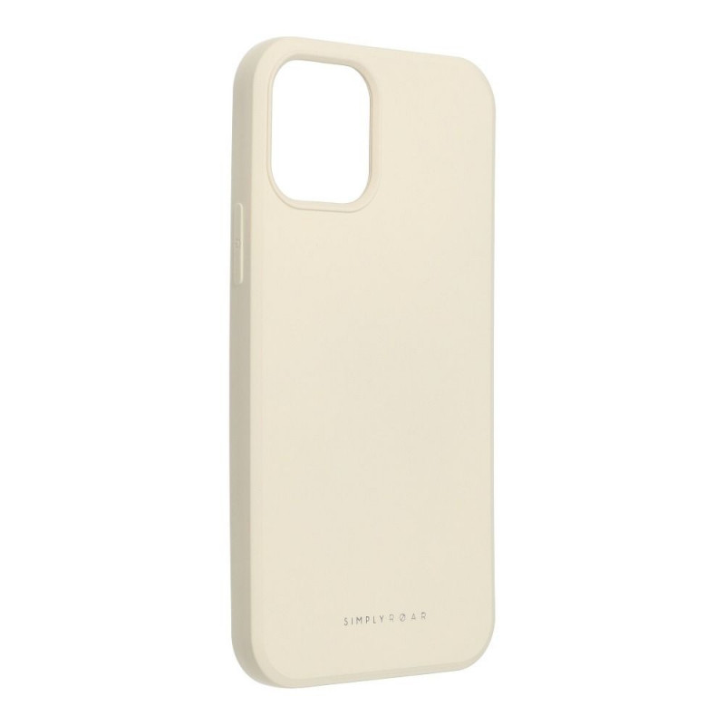 Apple iPhone 12 Hülle Roar Space Monochromatische, Elegant  Aqua White