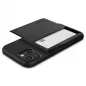 Apple iPhone 13 Hülle Spigen Slim Armor CS Schwarz