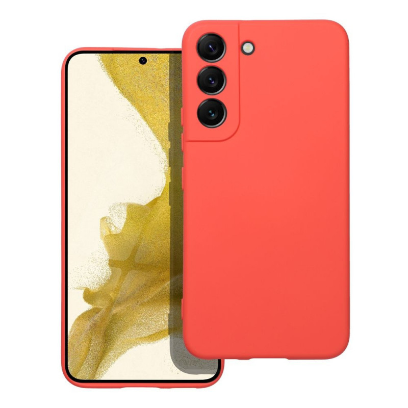 Samsung Galaxy S22 Hülle Silicone Elegant  Pfirsich