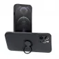 Apple iPhone 13 Pro Max Hülle Silicone ring Schwarz