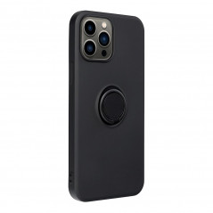 Apple iPhone 13 Pro Max Hülle Silicone ring Schwarz