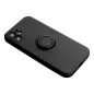 Apple iPhone 8 Hülle Silicone ring Schwarz