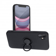 Apple iPhone 11 Hülle Silicone ring Schwarz 