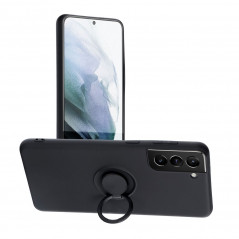 Samsung Galaxy S20 FE 5G 2022 Hülle Silicone ring Schwarz