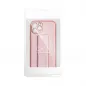 Apple iPhone 13 Hülle LEATHER Case Kickstand Rosa