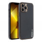 Apple iPhone 13 Pro Max Hülle Leather Schwarz