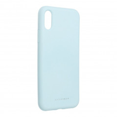 Apple iPhone XS Hülle Roar Space Monochromatische, Elegant  Himmelblau
