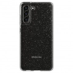 Samsung Galaxy S21 FE 5G Hülle Spigen Liquid Crystal Kristallklar  Glitzerkristall