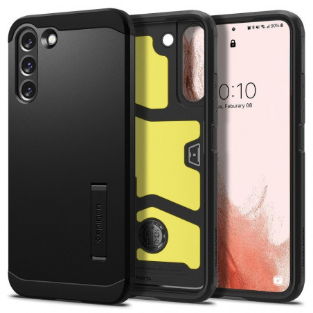 Samsung Galaxy S22 Hülle Spigen Tough Armor Schwarz