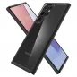 Samsung Galaxy S22 Ultra Hülle Spigen Ultra Hybrid Kristallklar  Matt Schwarz