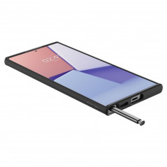 Samsung Galaxy S22 Ultra Hülle Spigen Ultra Hybrid Kristallklar  Matt Schwarz