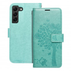 Samsung Galaxy S22 Book Handytaschen MEZZO Book Baum  Grün