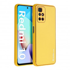 XIAOMI Redmi 10 Hülle Leather Gelb