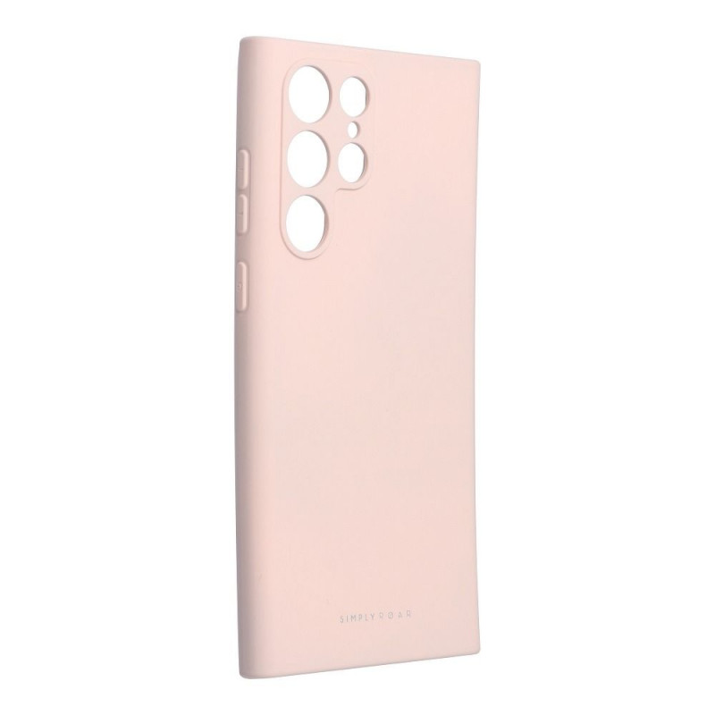 Samsung Galaxy S22 Ultra Hülle Roar Space Monochromatische, Elegant  Rosa
