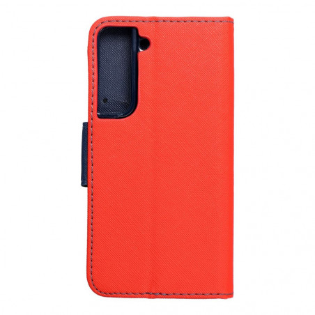 Samsung Galaxy S22 Book Handytaschen Fancy Book Rot / Marine