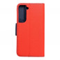 Samsung Galaxy S22 Book Handytaschen Fancy Book Rot / Marine
