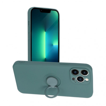Apple iPhone 13 Pro Max Hülle Silicone ring Grün
