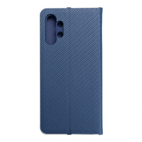 Samsung Galaxy A13 LTE Book Handytaschen LUNA Book Carbon Kohlenstoff-Faser, Elegant  Blau