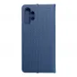 Samsung Galaxy A13 LTE Book Handytaschen LUNA Book Carbon Kohlenstoff-Faser, Elegant  Blau