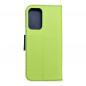 Samsung Galaxy A33 Book Handytaschen Fancy Book Limette / Marine