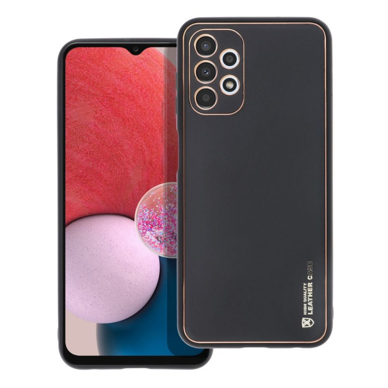 Samsung Galaxy A13 LTE Hülle Leather Schwarz