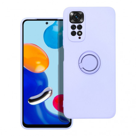 XIAOMI Redmi Note 11 Hülle Silicone ring Lila (Violet)