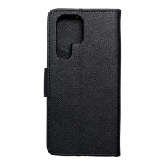 Samsung Galaxy S22 Ultra Book Handytaschen Fancy Book Schwarz