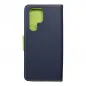 Samsung Galaxy S22 Ultra Book Handytaschen Fancy Book Marine / Limette