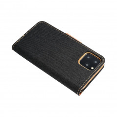 XIAOMI Redmi 9C NFC Book Handytaschen CANVAS Book Schwarz